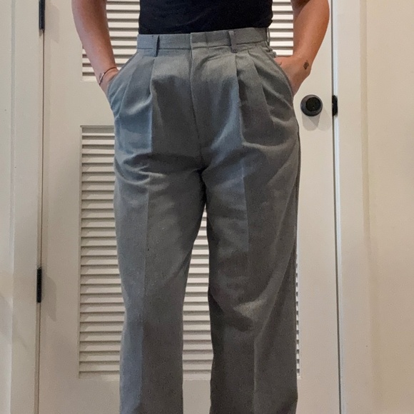 Vintage Pinstripe Pants - Picture 5 of 6